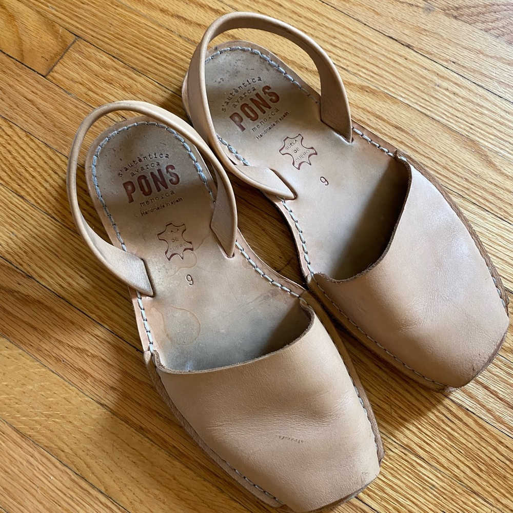 Pons Avarcas sandals Size 9 in Tan